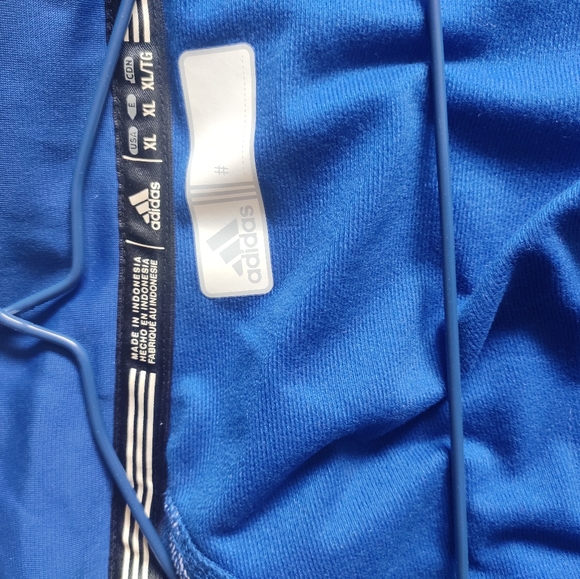 Adidas Blue Zipper Jacket - Picture 7 of 7